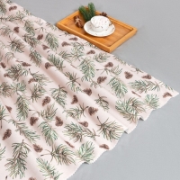 Плед новогодний Этель "Шишки" 100х150см, флис Плед новогодний Этель "Шишки" 100х150см, флис