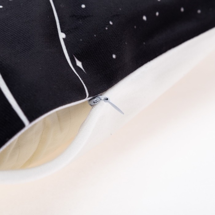 Наволочка декоративная Этель &laquo;Луна&raquo; 40х40 см, 100% п/э, велюр