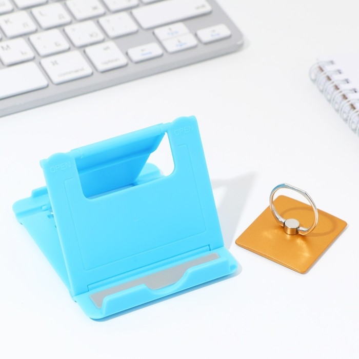 Подарочный набор подставка для телефона и кольцо на чехол &laquo;Корги от тебя в восторге&raquo;