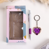 Набор подарочный 2в1 (ручка, брелок) Набор подарочный 2в1 (ручка, брелок)