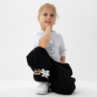 Брюки детские MINAKU: CRUSH, цвет чёрный, рост 110 см Брюки детские MINAKU: CRUSH, цвет чёрный, рост 110 см