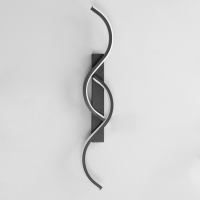 Бра "Сейша" LED 13Вт 6000К чёрный 60х8 см