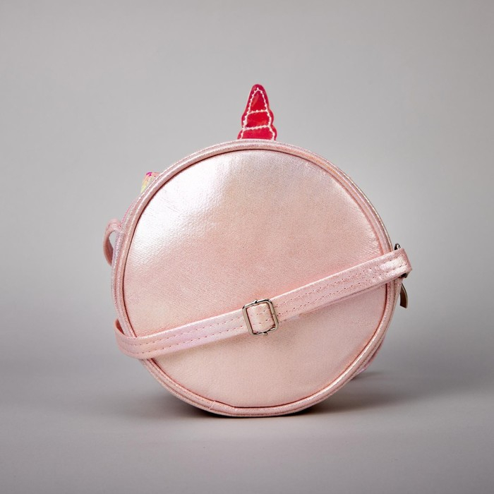 Сумка детская для девочки Волшебный единорог на молнии, цвет розовый Сумка детская для девочки Волшебный единорог на молнии, цвет розовый