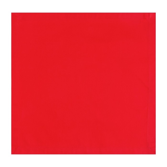 Набор салфеток с декорат. кольцами "Red pleasure" 40х40 см - 4 шт, 100% хл, саржа 190гр/м2