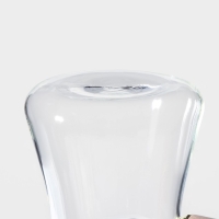 Турка стеклянная &laquo;Арабика&raquo;, 300 мл, 18,5&times;9&times;10 см, деревянная ручка