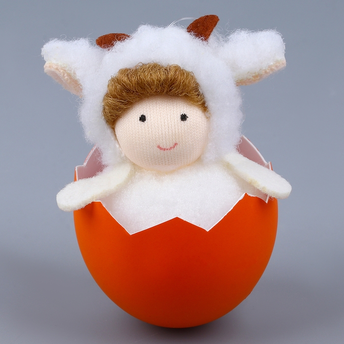 Мягкая игрушка «Кукла пасхальная» на подвесе, 8 см, цвет МИКС Мягкая игрушка «Кукла пасхальная» на подвесе, 8 см, цвет МИКС