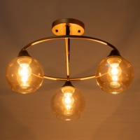 Люстра "Сицилия" 3х60Вт Е27 Золото 49х49х25,5см Люстра "Сицилия" 3х60Вт Е27 Золото 49х49х25,5см