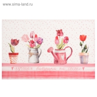 Полотенце "Этель" Любимая бабушка 40х67 см, 100% хлопок, репс 190 гр/м2