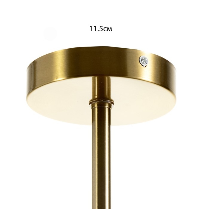 Люстра Люстра "Бьянка" 6хЕ14 40Вт 6хG4 20Вт черно-золотой 70х70х30 см BayerLux