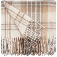 Плед &laquo;Берген&raquo;, светло-бежевый