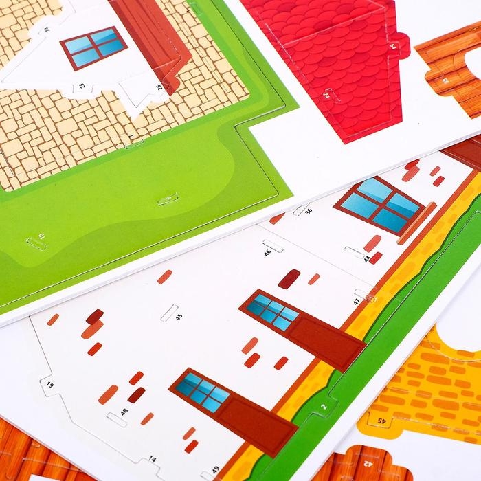 Конструктор 3D из пенокартона &laquo;Чудесный дом&raquo;, 25 деталей