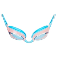 Очки для плавания детские ONLYTOP, беруши, набор носовых перемычек, цвет голубой/розовый Очки для плавания детские ONLYTOP, беруши, набор носовых перемычек, цвет голубой/розовый