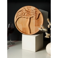 Менажница Adelica &laquo;Дракон&raquo;, 2 секции, 27&times;2 см, в подарочной коробке