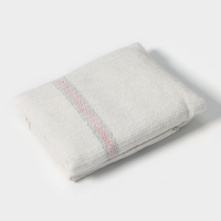 Тряпка для мытья пола Доляна, вискоза-ХПП, с оверлоком, 75&times;100 см, плотность 220 г/м, белая