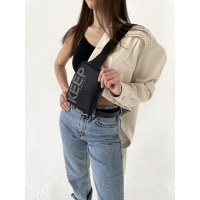 Сумка молодёжная через плечо KEEP distance, цвет чёрный Сумка молодёжная через плечо KEEP distance, цвет чёрный