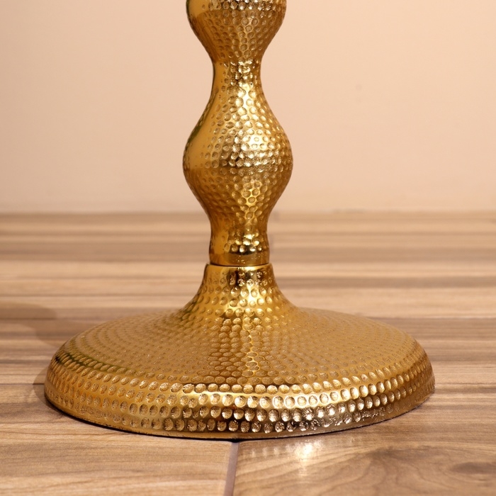 Стол кофейный 41х41х57 см, алюминий/мрамор Стол кофейный 41х41х57 см, алюминий/мрамор