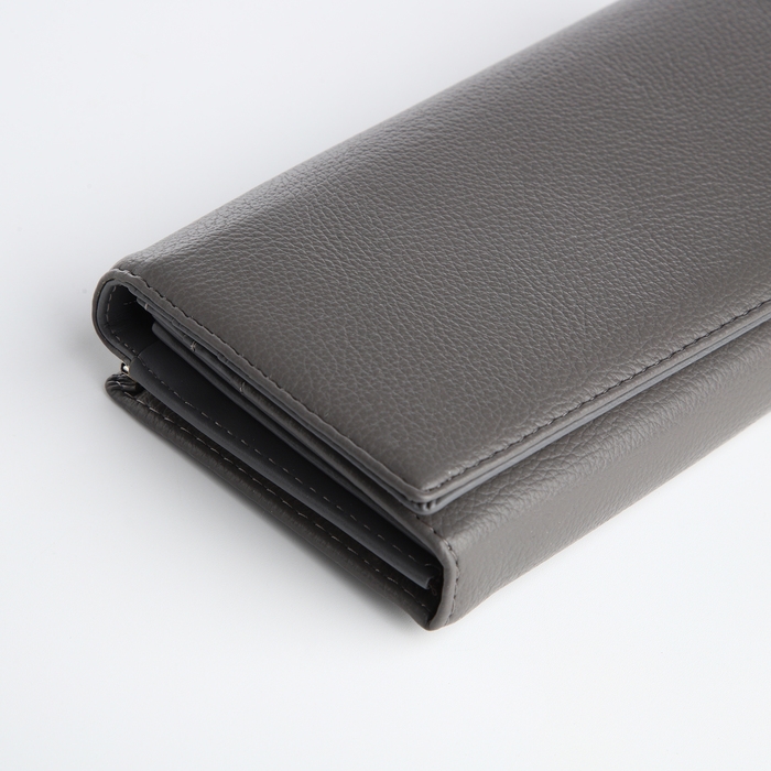 Кошелёк женский на магните, цвет серый Кошелёк женский на магните, цвет серый