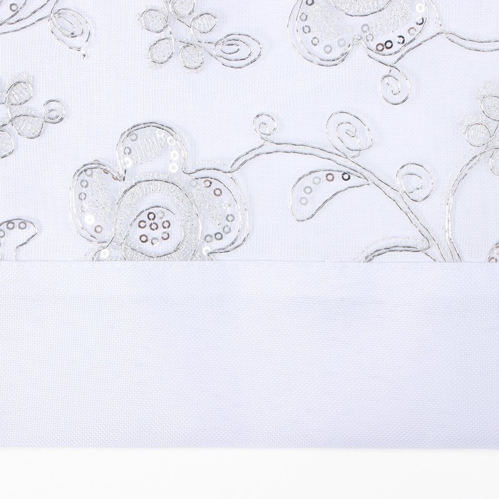 Скатерть Этель с пайетками, 85 х 85 &plusmn;5 см, п/э