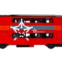 Модель локомотива поезда &laquo;Аэроэкспресс&raquo;, свет, звук, 30 см, инерция