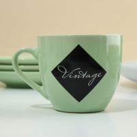 Набор посуды из керамики на 4 персоны «Авокадо», 16 предметов: 4 тарелки 23 см, 4 миски 14.5 см, 4 кружки 250 мл, 4 блюдца 15 см Набор посуды из керамики на 4 персоны «Авокадо», 16 предметов: 4 тарелки 23 см, 4 миски 14.5 см, 4 кружки 250 мл, 4 блюдца 15 см