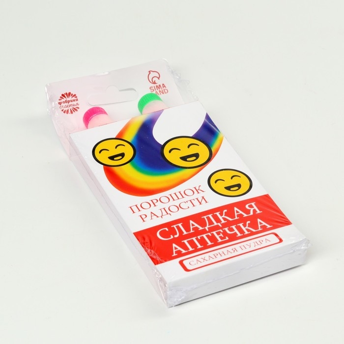 Сахарная пудра &laquo;Порошок радости&raquo; на подложке, 2 шт.