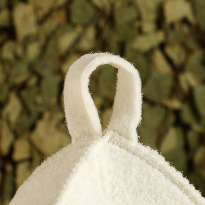 Шапка для бани светлая Шапка для бани светлая