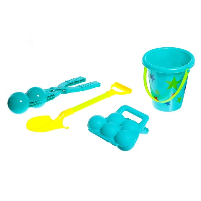 Игровой набор «Зимние забавы», 4 предмета, цвета МИКС Игровой набор «Зимние забавы», 4 предмета, цвета МИКС