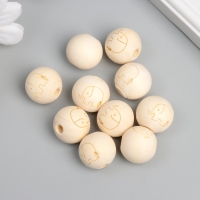 Бусина дерево для творчества "Круглая. Слонёнок" d=1,8 см набор 10 шт Бусина дерево для творчества "Круглая. Слонёнок" d=1,8 см набор 10 шт