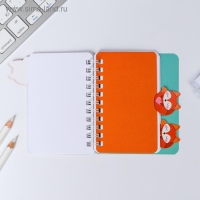 Блокнот с разделителями А7, 40 л «лиса» Блокнот с разделителями А7, 40 л «лиса»