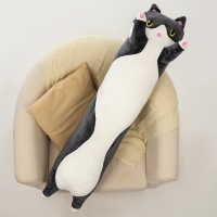 Мягкая игрушка-подушка &laquo;Котик&raquo;, 110 см, цвет чёрный