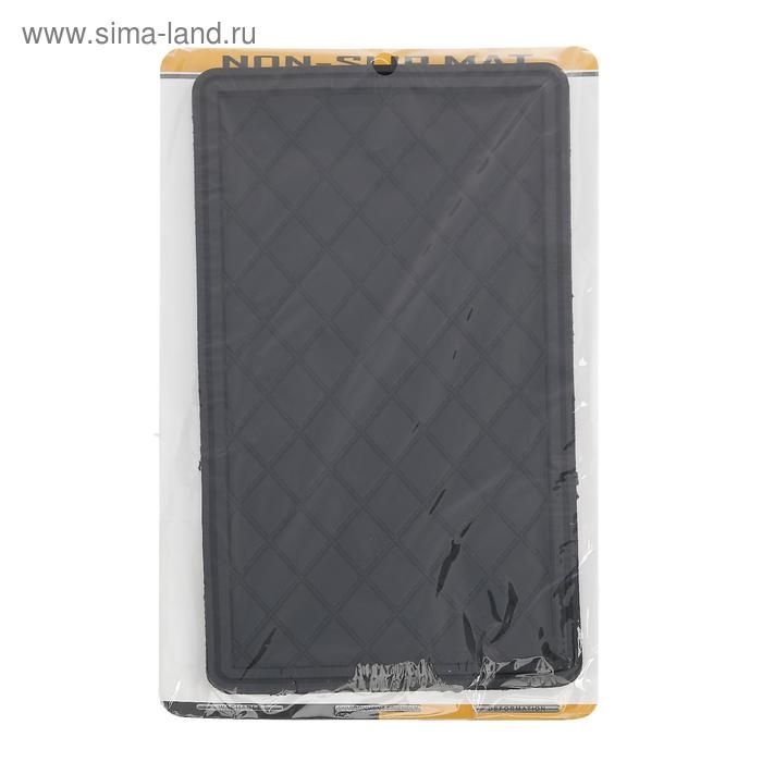 Коврик противоскользящий 20&times;13 см с бортом, черный