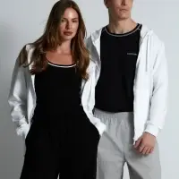 Толстовка на молнии с капюшоном Siverga 2.0, белая, размер M