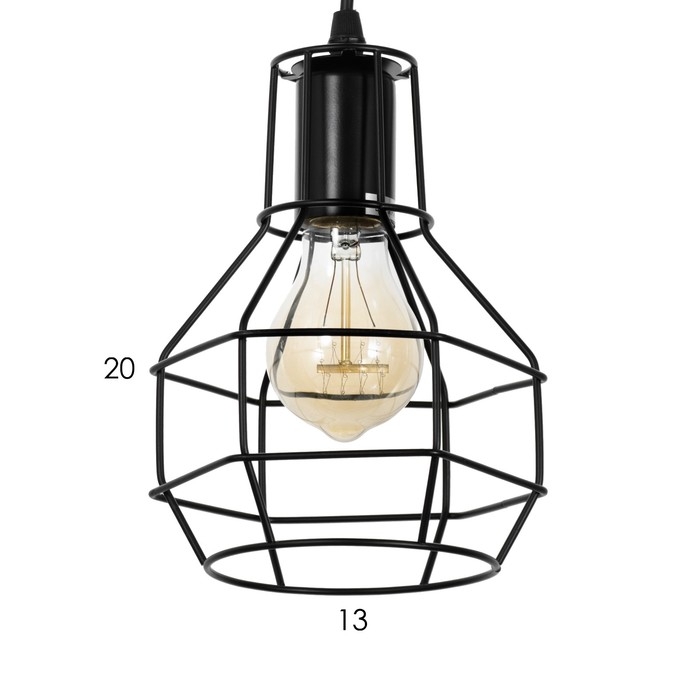 Светильник-каскад Светильник-каскад "Ортико" 6хЕ27 40Вт черный 45х45х230 см