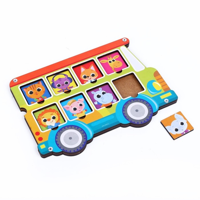 Рамка-вкладыш &laquo;Логопедический автобус&raquo;