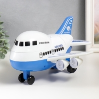 Копилка пластик "Самолёт" кодовый замок, звук АА 31х33,5х19 см Копилка пластик "Самолёт" кодовый замок, звук АА 31х33,5х19 см