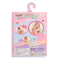 Одежда для пупса &laquo;Полоски&raquo;, комбинезон, футболка, шапочка