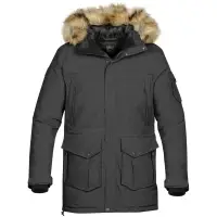 Парка мужская Explorer серый меланж, размер 3XL