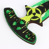 Набор оружия "Зеленый"нож кастет, нож-штык, нож тычковый, нож с крюком Набор оружия "Зеленый"нож кастет, нож-штык, нож тычковый, нож с крюком