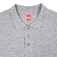 Рубашка поло мужская Adam, серый меланж, размер S