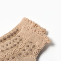 Носки детские в узор "Медвежонок" MINAKU, цв.бежевый (4-8 лет)