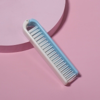 Расчёска складная, 18/9,5 &times; 2 см, цвет МИКС