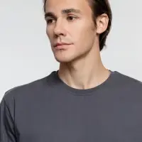 Футболка унисекс T-Bolka 160, темно-серая (графит), размер XXL