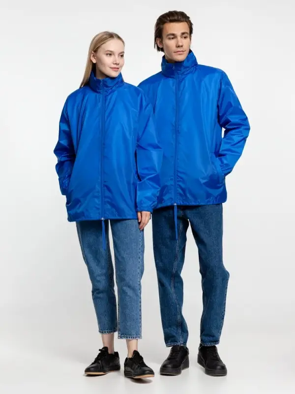 Ветровка унисекс Shift ярко-синяя, размер XS Ветровка унисекс Shift ярко-синяя, размер XS