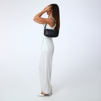 Сумка женская на молнии, цвет чёрный