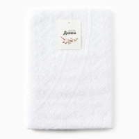 Скатерть Доляна Ажур цв.белый d180 &plusmn;5 см, 100%п/э