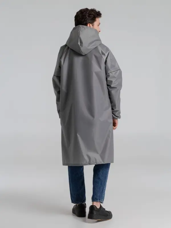 Дождевик со светоотражающими элементами Rainman Blink, серый, размер L Дождевик со светоотражающими элементами Rainman Blink, серый, размер L
