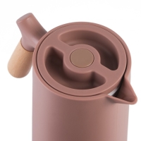 Термос - кувшин 1 л, сохраняет тепло 24 ч, 24.5 х 12.5 см, розовый