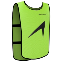 Манишка футбольная на резинке ONLYTOP, р. 50-56, цвет зелёный Манишка футбольная на резинке ONLYTOP, р. 50-56, цвет зелёный