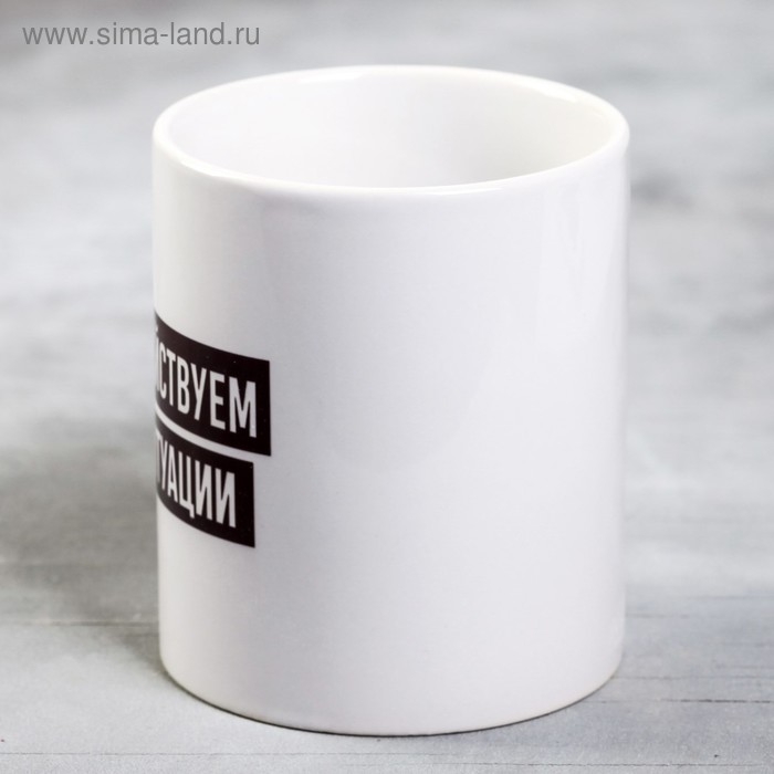 Кружка &laquo;Бездействуем по ситуации&raquo;, 300 мл