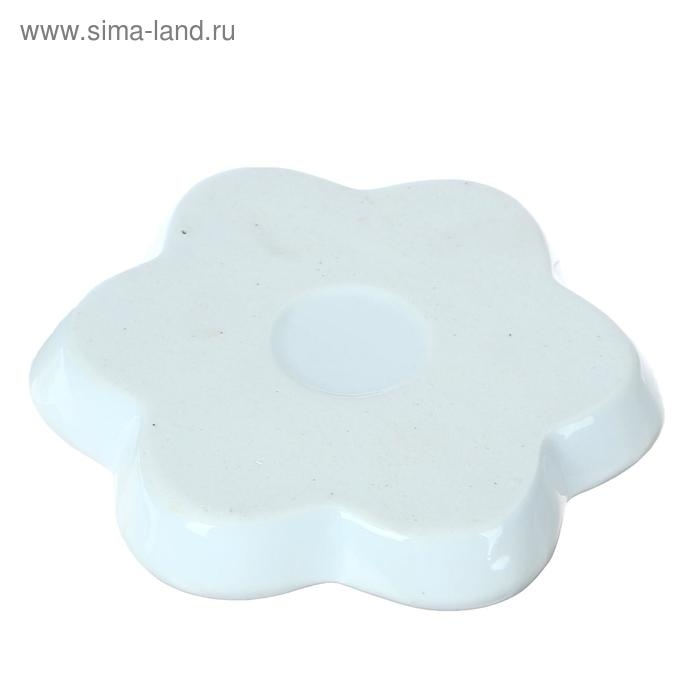 Палитра фарфоровая круглая 14 см, 7 ячеек